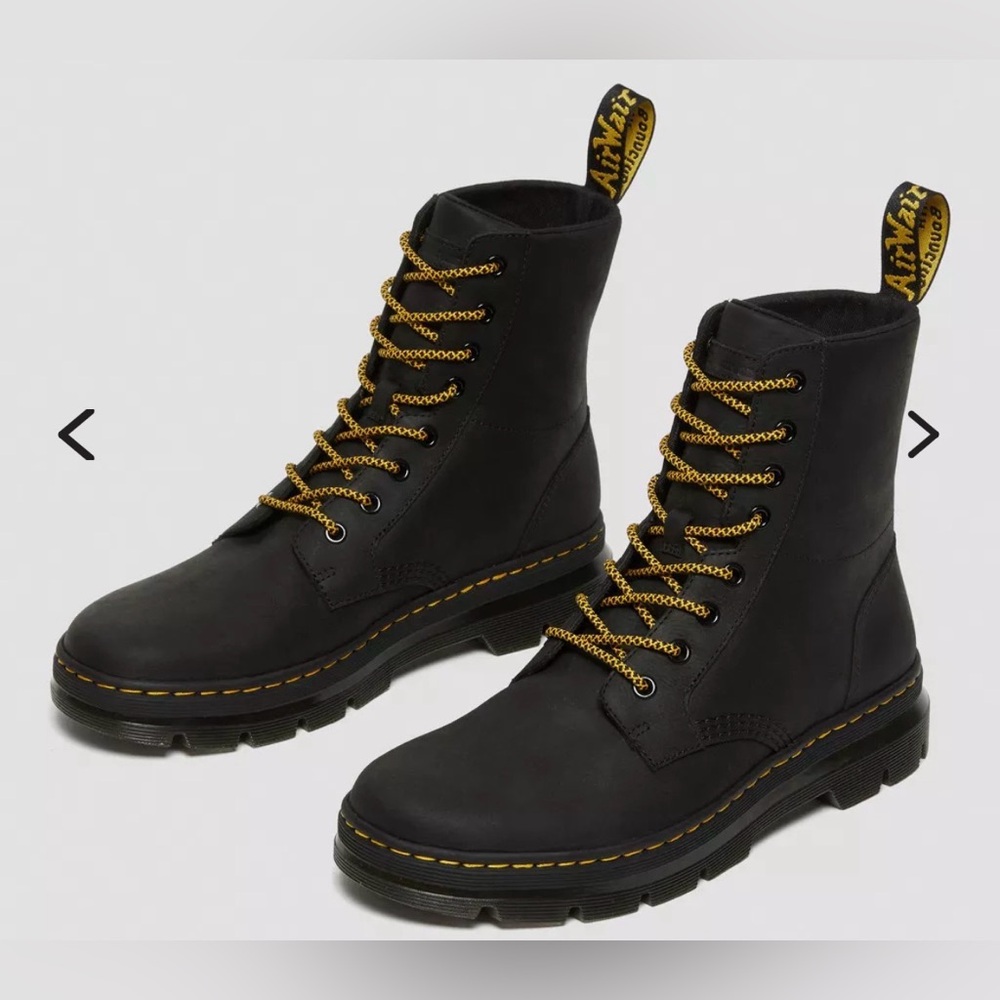 Dr. Martens Black Combs Boots - Size 6 M / 7 W